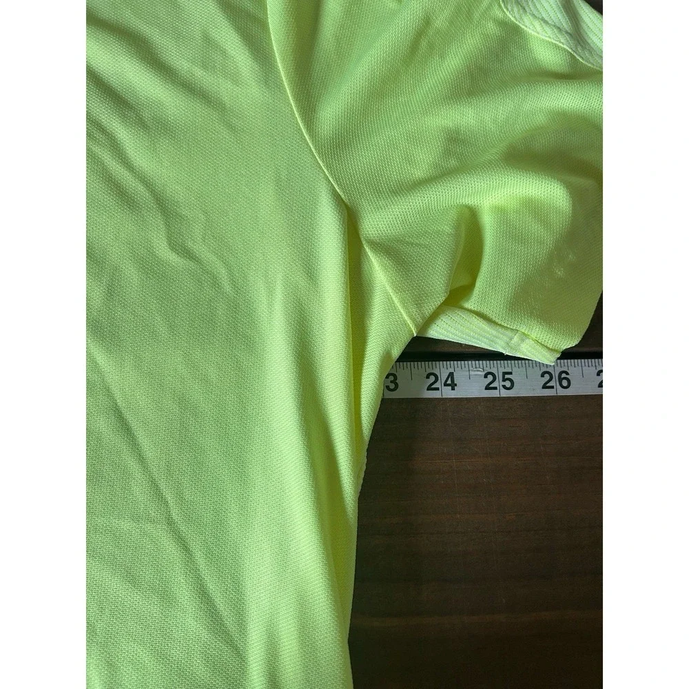 ADIDAS GOLF Men's SPORT AERO Short Sleeve Polo Shirt Solar Yellow Sz XL
